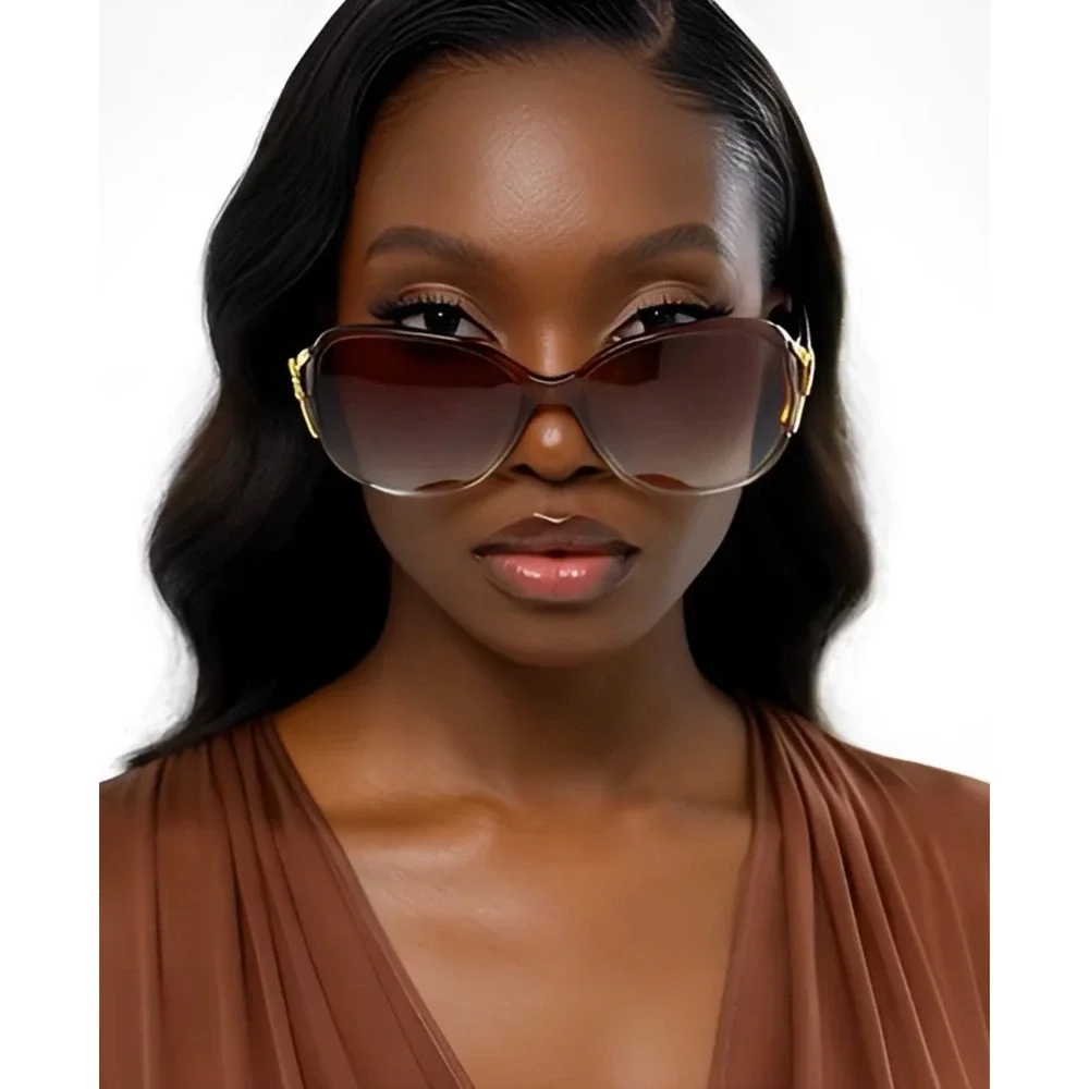 Sunglasses Street Wear Shield Oversized UV400 Protection Music Party WOMEN LADYS